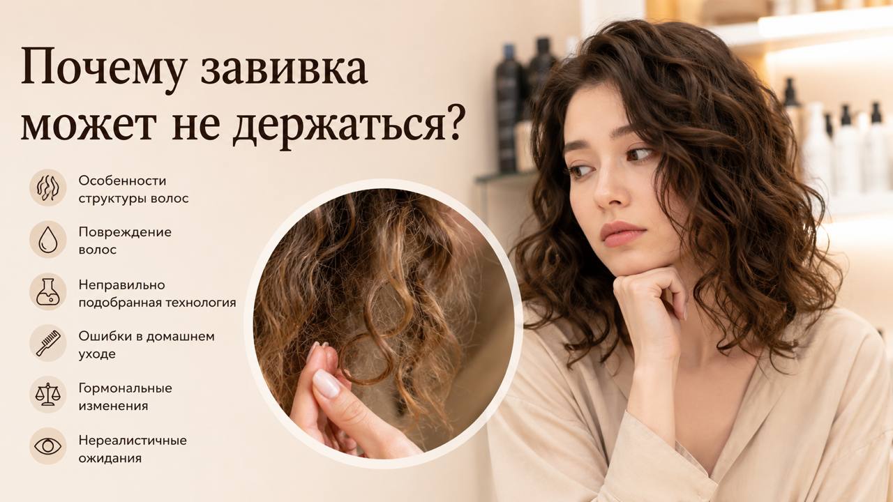 Почему завивка может не держаться?